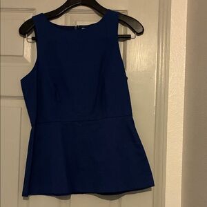 Elegant Blue Sleeveless Top